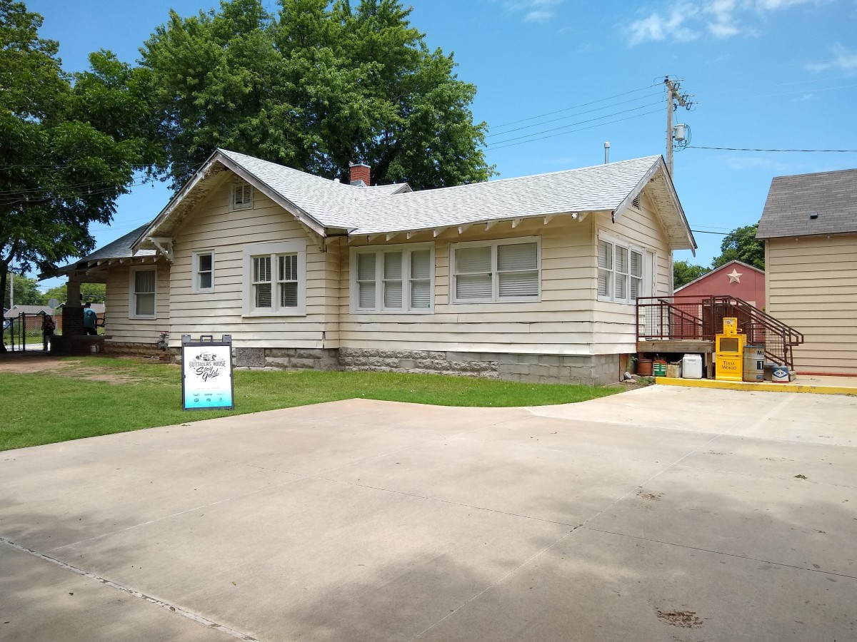Side view of "The Outsiders House" Museum in Tulsa, Oklahoma 